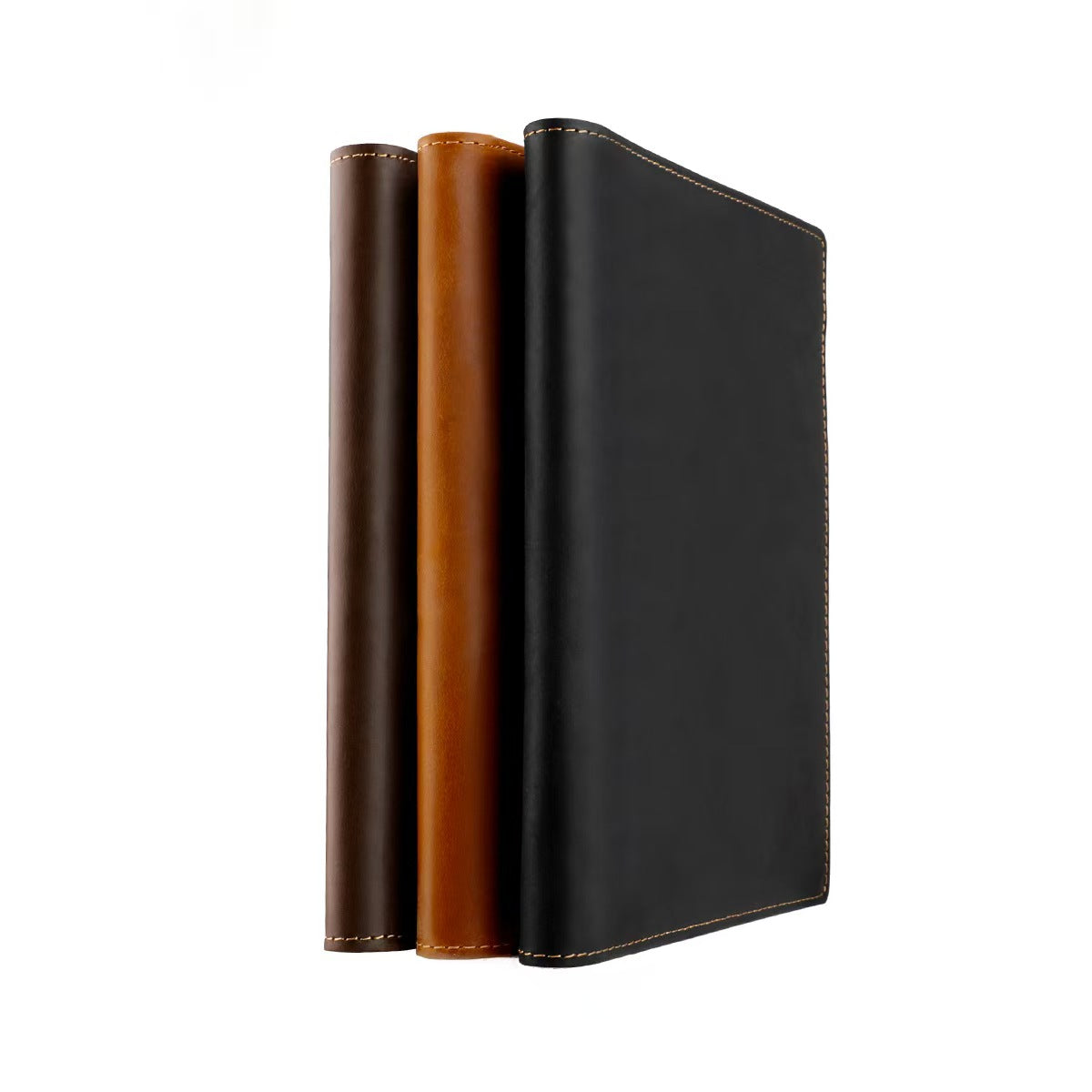Vintage Crazy Horse Leather Notebook Cover & Multi-Functional Protective Case – Premium Handmade Organizer