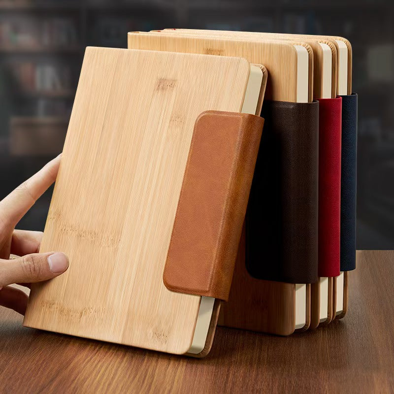 Custom A5 Bamboo Notebook